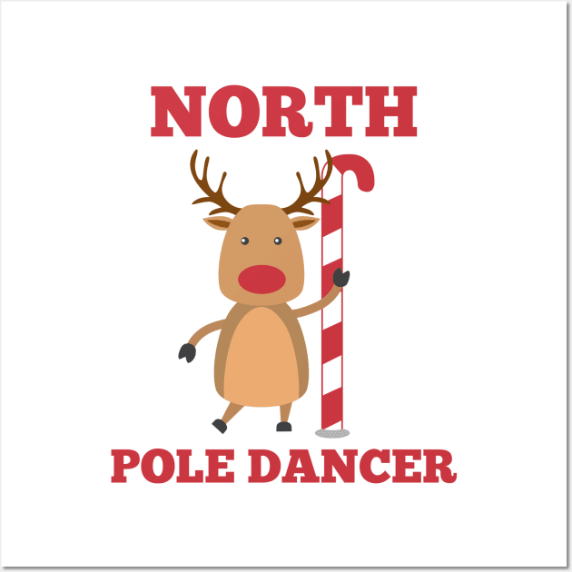 North Pole Dancer Wall Art by VectorPlanet